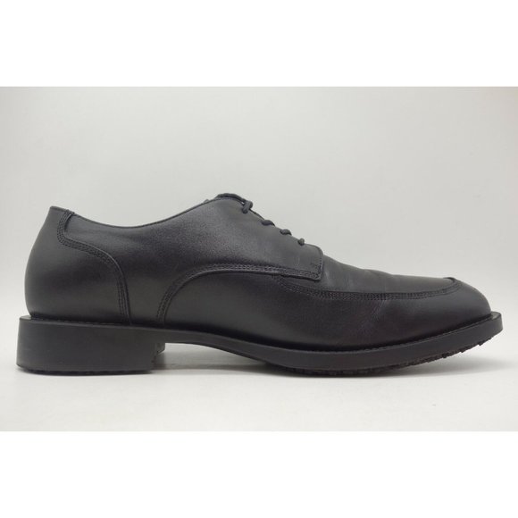 Shoes For Crews SFC Black Leather Slip Resistant Oxfords Shoes Men\'s 13 main image 4